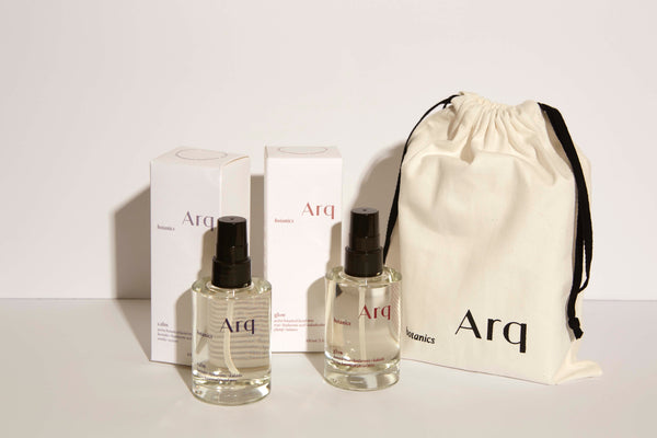 Glow & Calm facial mist duo with gift bag