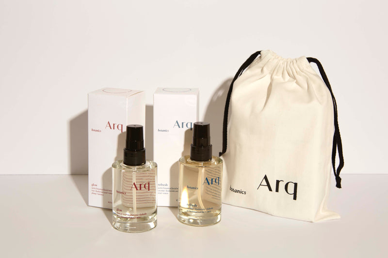 Glow & Refresh facial mist duo with gift bag